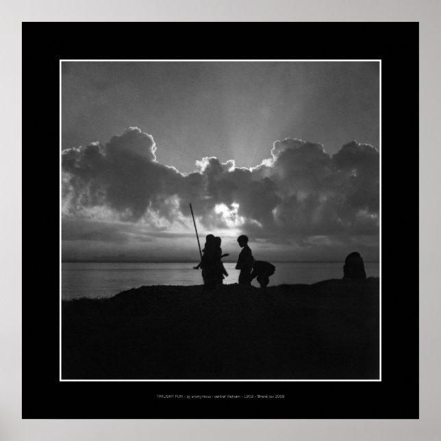 TWILIGHT FUN (black background) Poster (Front)