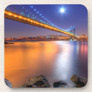 Twilight, George Washington BridgePalisades, NJ. Coaster