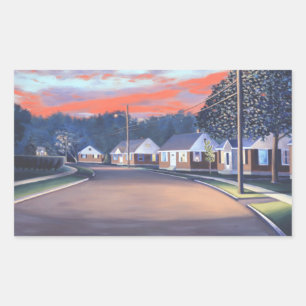 Twilight Glow 1997 Rectangular Sticker