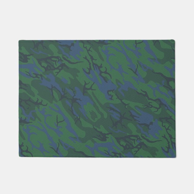 Twilight Green Camo Doormat (Front)