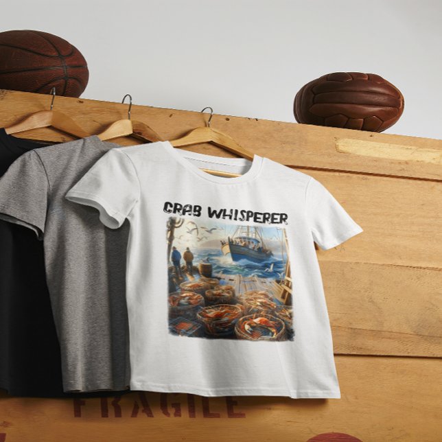 Twilight Harvest Fishermen Collecting Crabs T-Shirt (Creator Uploaded)