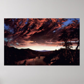Twilight in the Wilderness -Frederick Edwin Church Poster
