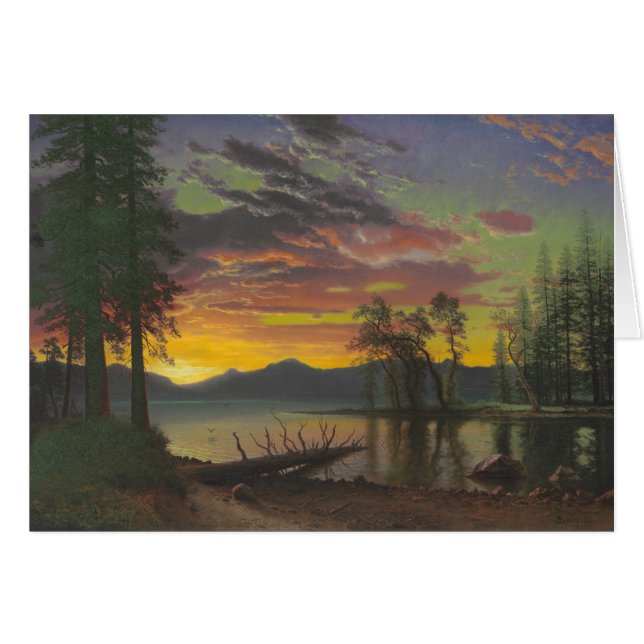 Twilight, Lake Tahoe, c.1870s (oil on canvas) (Front Horizontal)