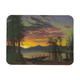 Twilight, Lake Tahoe, c.1870s (oil on canvas) Magnet