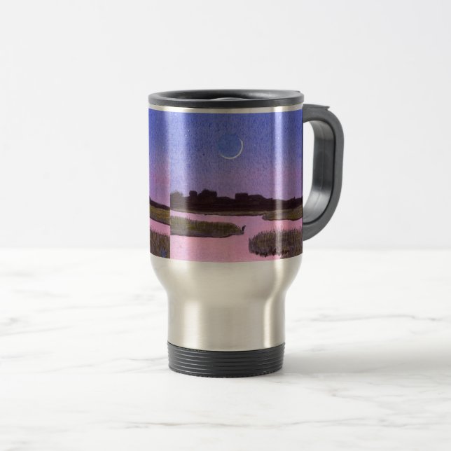 Twilight Marsh Travel Mug (Front Right)