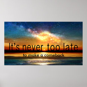 Twilight Milky Way Poster