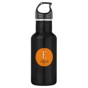Twilight monogram customized name and initial 532 ml water bottle