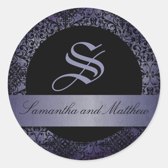 Twilight Monogram Sticker (Front)