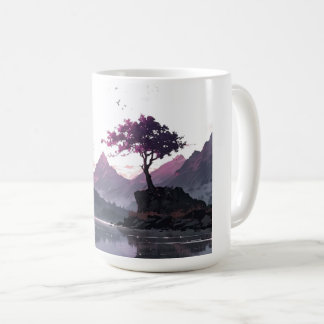 Twilight Mountain Lake Coffee Mug