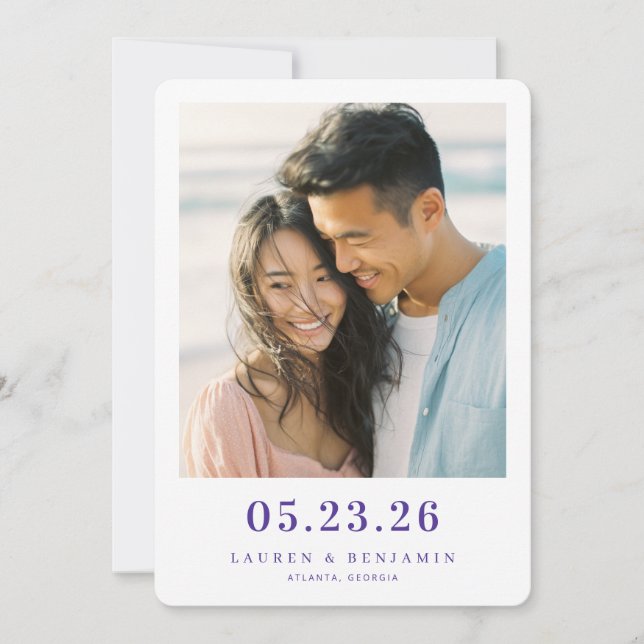 Twilight Nouveau Wedding Save The Date (Front)