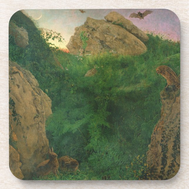 Twilight (oil) coaster (Front)