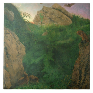 Twilight (oil) tile