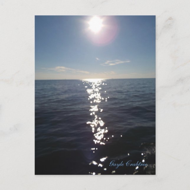 Twilight on Mobile Bay, Alabama postcard (Front)