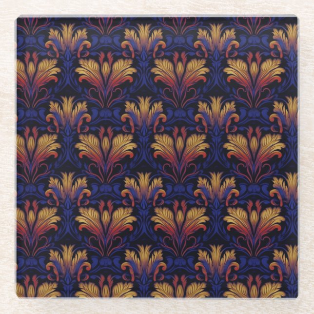 Twilight Opulence  Glass Coaster (Front)