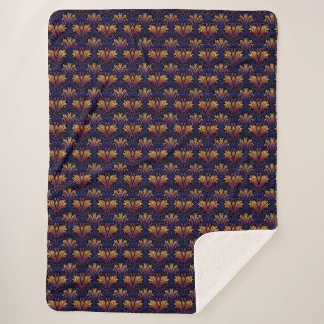 Twilight Opulence  Sherpa Blanket (Front)