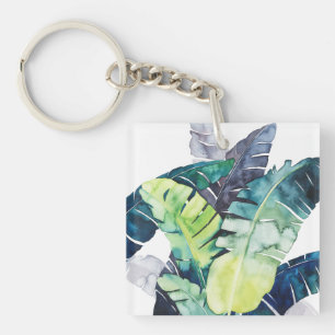 Twilight Palms - Palm Leaves Key Ring