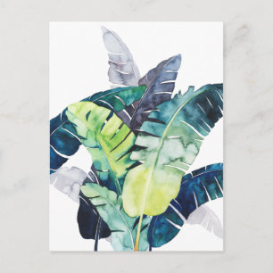 Twilight Palms - Palm Leaves Postcard