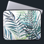 Twilight Palms - Tropical Leaves Laptop Sleeve<br><div class="desc">"Twilight Palms I" by Grace Popp. Features tropical greenery in a watercolor style.</div>