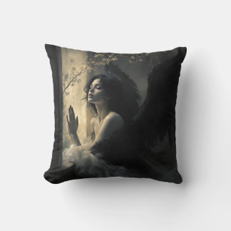 Twilight Prayer: The Midnight Angel Cushion