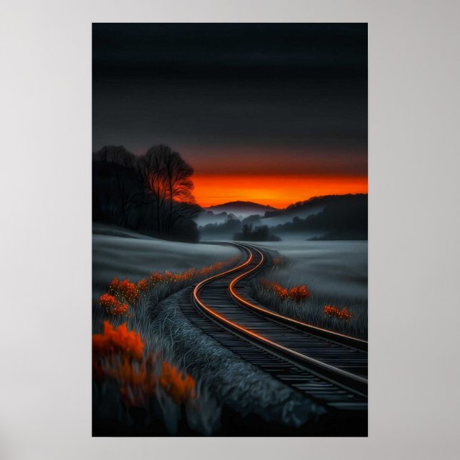 Twilight Rails: Path to the Horizon Poster (Front)