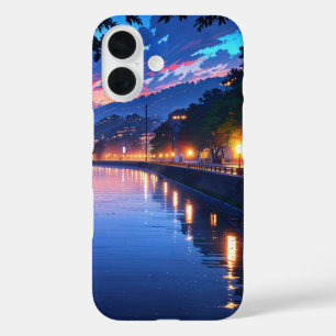 Twilight Riverside Glow iPhone 16 Case