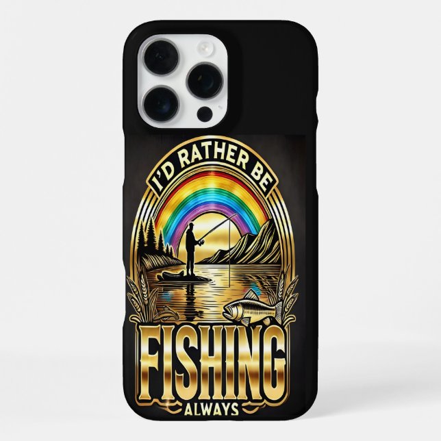 Twilight Rods and Calm Waters iPhone Case (Back)