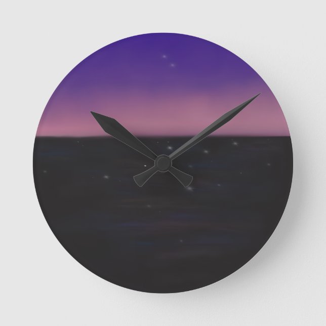 Twilight  round clock (Front)