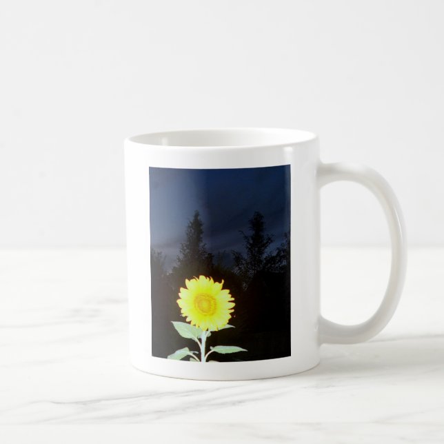 Twilight Sunflower Coffee Mug (Right)