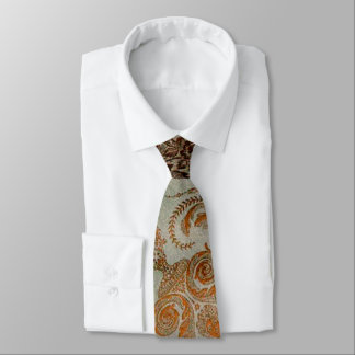 Twilight Sunset Brocade Neck Tie