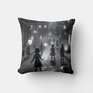 Twilight Tales On Cobblestone Tote Bag Cushion