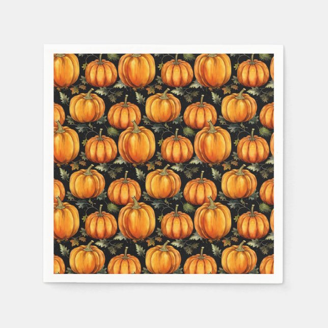 Twilight Tangle – Haunted Harvest Repeat Napkin (Front)