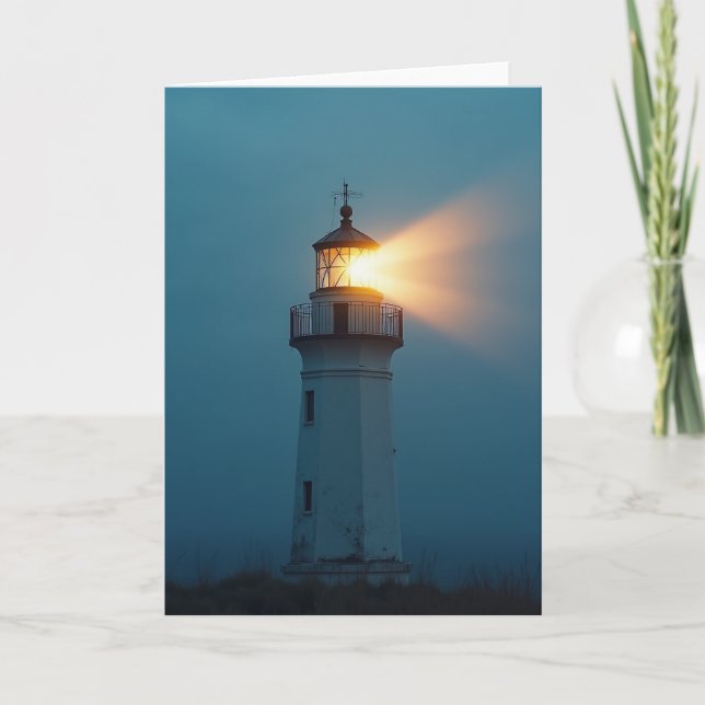 Twilight Tower Greeting Card (Front)