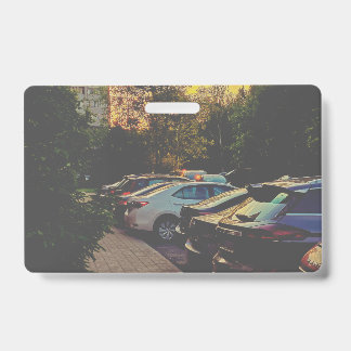 Twilight Urban PVC Name Badge – Customisable ID Badge