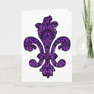 Twilight Violet Goth Card