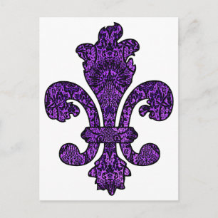 Twilight Violet Goth Postcard