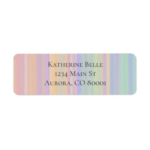 Twilight Vista Brightly Colored Address Label