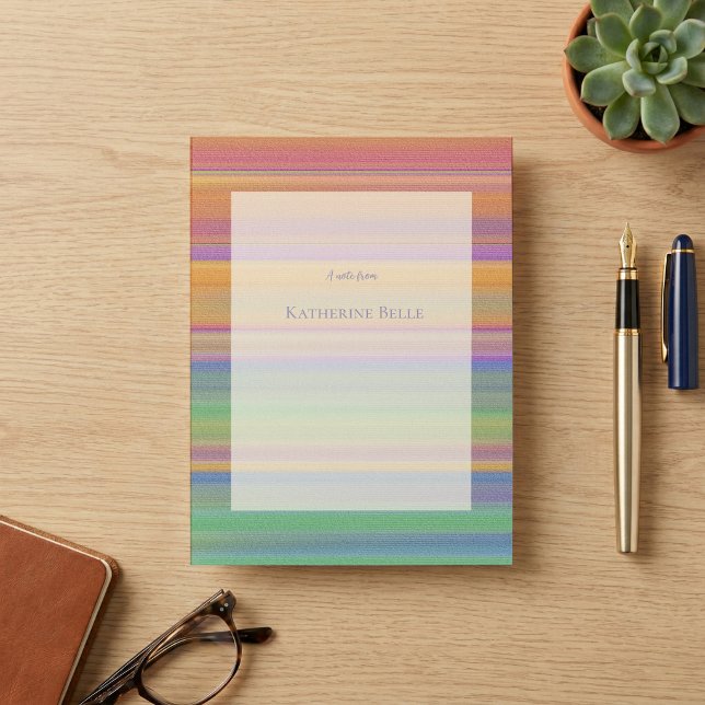 Twilight Vista Brightly Coloured Southwest Pattern Note Card (Creator Uploaded)