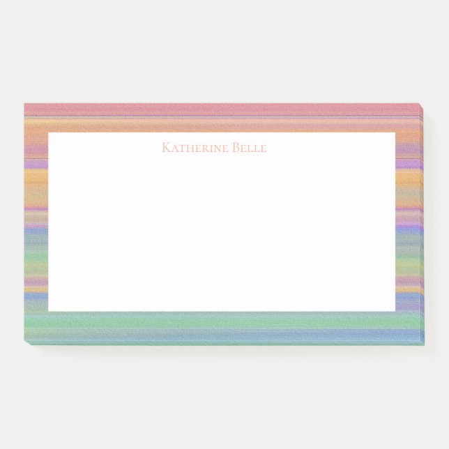 Twilight Vista Brightly Coloured Southwest Pattern Post-it Notes (Front)