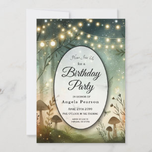 Twilight Whispers of the Woodland Invitation