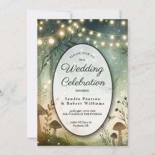 Twilight Whispers of the Woodland Invitation