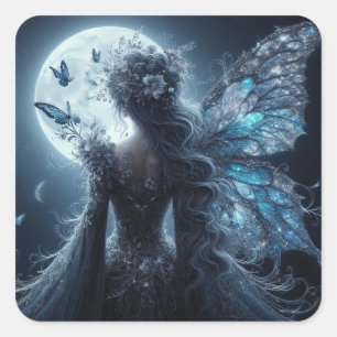 Twilight Wing Square Sticker