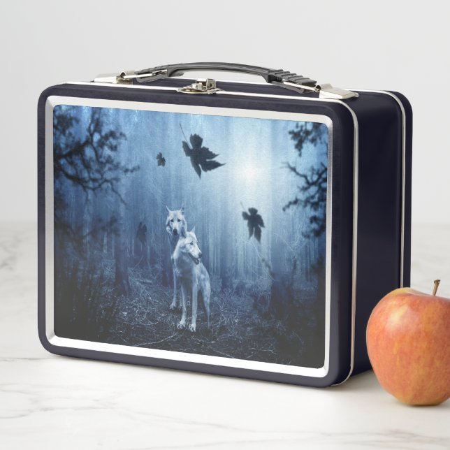 Twilight Wolves Metal Lunch Box (In Situ)