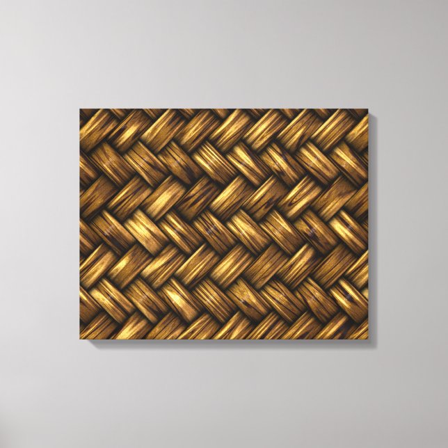 Twill Weave 1 Wrapped Canvas (Front)
