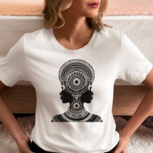 Twin African Queens Tribal T-Shirt