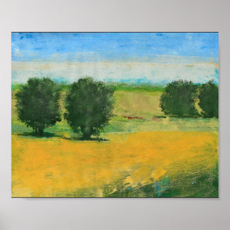Twin Apple Trees Art Print