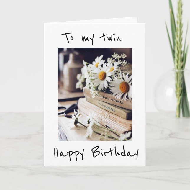 **TWIN** ARE YOU READY TO CELEBRATE "US" CARD (Front)