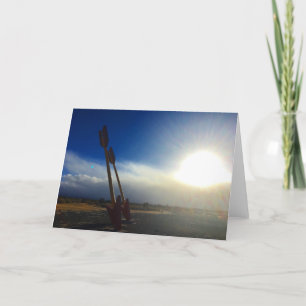 twin arrows greeting card- landscape card