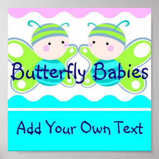 Twin Babies Poster