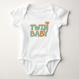 Twin Baby "B" Baby Bodysuit