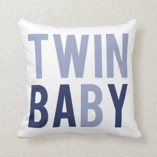 Twin Baby B Pillow Blue